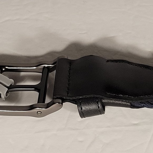 $55 Nike G Flex Webbed Braided Golf Belt Dark Blue NWT Medium (36-38) - Picture 5 of 6